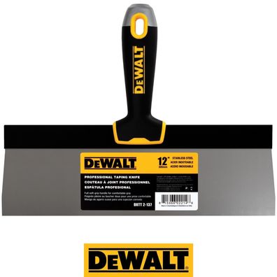 DEWALT Fassadenspachtel Profi 12"/305 mm Klinge mit weichem Griff rostfrei 2-137