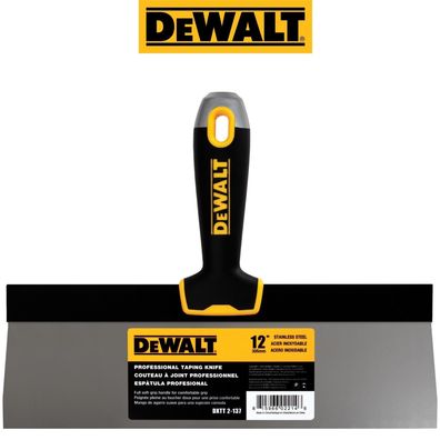 DEWALT Fassadenspachtel Profi 12"/305 mm Klinge rostfrei mit weichem Griff2-137