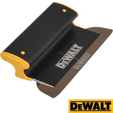 DEWALT Flächenspachtel Profi 10"/254 mm Glättspachtel Alu schwarz oxidiert 2-910