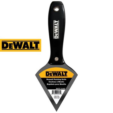 DEWALT Spezial Edelstahl Spitzfugenmesser Ecken-Spachtel mit Nylon-Griff 2-202