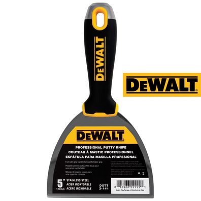 Profi Spachtel DEWALT Edelstahl 5" /127 mm Malerspachtel Trockenbau 2-141