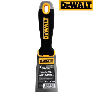 Spachtel DEWALT 2"/51 mm Edelstahl Malerspachtel Stielspachtel Trockenbau 2-148