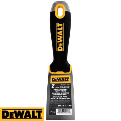 Spachtel DEWALT 51mm 2" Edelstahl Malerspachtel Stielspachtel Trockenbau 2-148