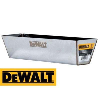 Spachtelkasten DEWALT 356mm Schlammpfanne aus rostfreiem Stahl Trockenbau 2-334