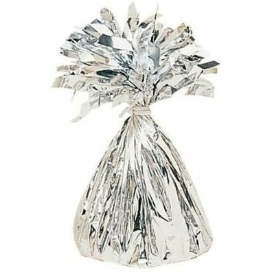 Amscan 10022628 991365-18 - Balloon Weight Foil Silver, 170 G