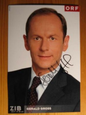 ORF Fernsehmoderator Gerald Gross - hands. Autogramm!