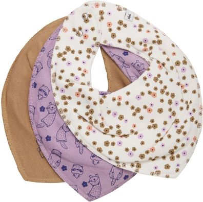 Pippi Babywear Kinder Lätzchen Bandana Bib Girl-AOP (3-pack)