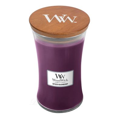 WoodWick Spiced Blackberry Großes Glas Duftkerze 610 g