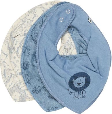 Pippi Babywear Kinder Lätzchen Bandana Bib Boy-AOP (3-pack)