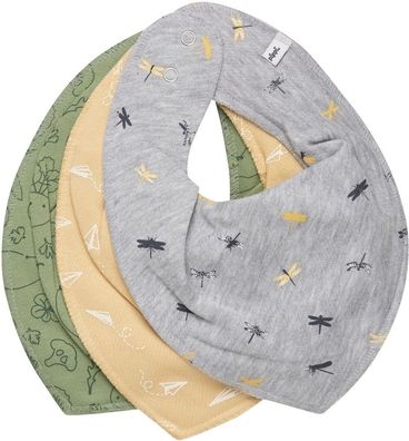 Pippi Babywear Kinder Lätzchen Bandana Bib Uni-AOP (3-pack)