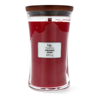 WoodWick Pomegranate Großes Glas Duftkerze 610 g