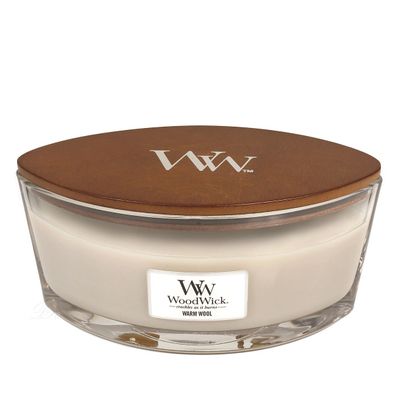 WoodWick Warm Wool Ellipse Duftkerze 454 g