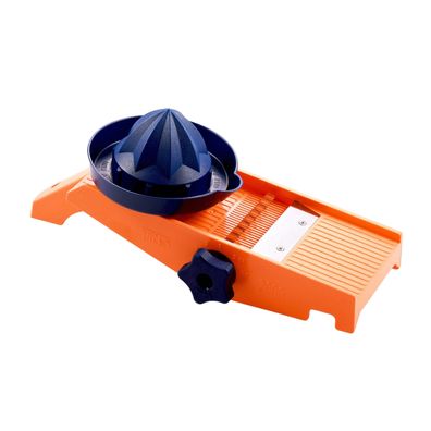 TNS-2000 Orange-Blau Gemüsehobel Komplett-set (Ersatzmesser+Messerschutz)