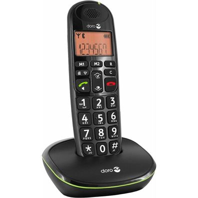 doro PhoneEasy 100w Schnurlostelefon schwarz