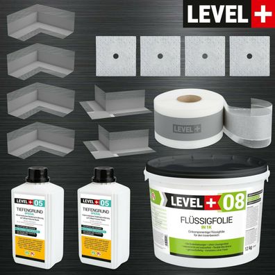 Dicht-Set für Duschabdichtung ca 5m² oder Badabdichtung ca 10m² TOP LEVEL PLUS