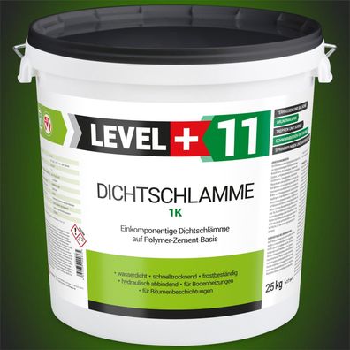 Dichtschlämme 25Kg 1K Trockener Keller Treppe Abdichten Aussen Balkon RM11