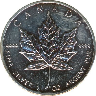 Kanada 2010 - Maple Leaf 1 Oz Silber*