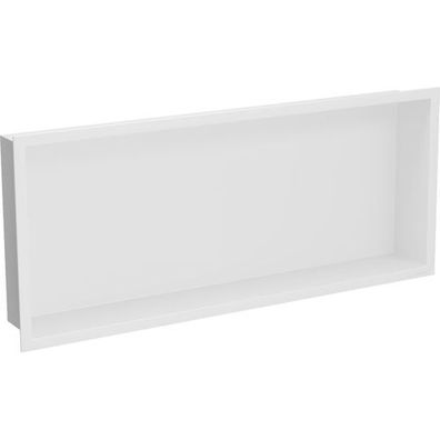 Mexen X-Wall-R Einbauregal mit Flansch 75 x 30 cm, Weiß - 1920753010