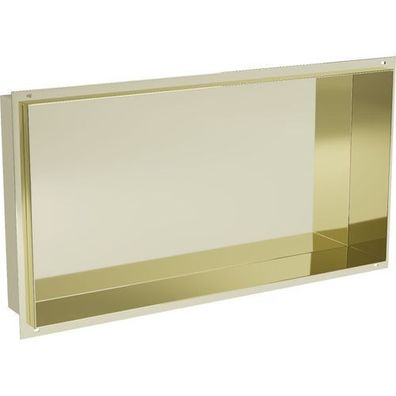 Mexen X-Wall-NR Einbauregal ohne Rahmen 60 x 30 cm, Gold - 1951603010