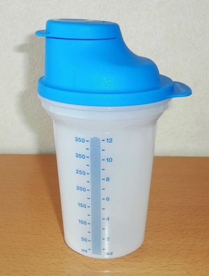 Tupperware® * * Shake-It 350 ml * * Schüttelbecher - BLAU