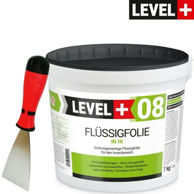 Dichtset Flüssigfolie 7 kg Edelstahlspachtel 60mm Abdichtung Dichtfolie SET402