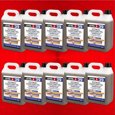 Zementestrich 50L Estrichzusatzmittel Fussbodenheizung Heizestrich TOP RM39