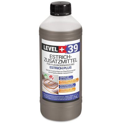 Zementestrich Estrichzusatzmittel Fussbodenheizung Heizestrich TOP 1L RM39