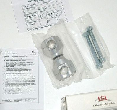 GS 500 E GM51B 89-00 Lenkererhöhung Lenker Kit Klemmsitz