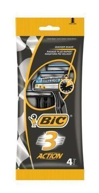 Bic Einwegrasierer mit 3 Klingen, 4er Set