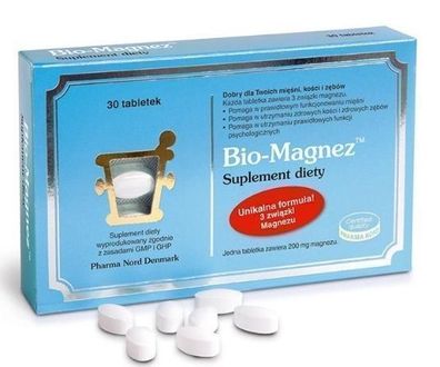 Bio-Magnez 30 Tabletten für Vitalität & Wohlbefinden