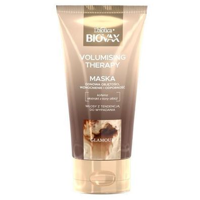 Biovax Glamour Volumenpflegemaske mit Koffein, 150ml