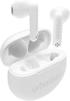 Urbanista In Ear Bluetooth Kopfhörer Wireless Earbuds mit USB C Ladecase weiß