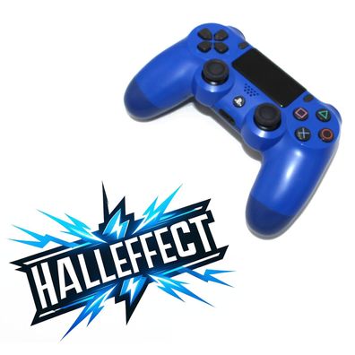 PlayStation4 PS4 DualShock 4 Wireless Controller Blau mit Halleffekt Analog Sticks