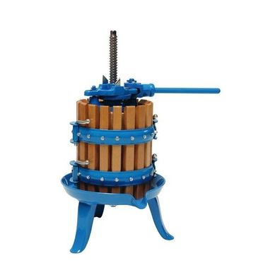 Obstpresse Beerenpresse Saftpresse Weinpresse Fruchtpresse 5 Liter mit Holzkorb