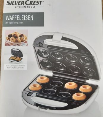 SILVERCREST® Waffeleisen »SWEW 750 D2« m. 3 Wechselplatten