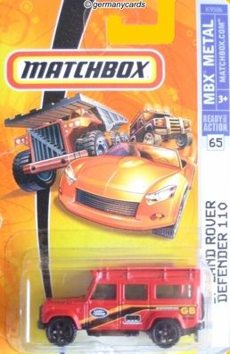 Spielzeugauto Matchbox 2008* Land Rover Defender 110 1997