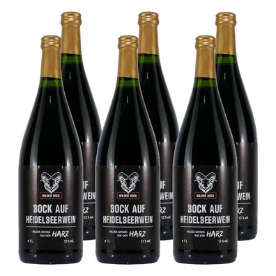 Wilder Bock Heidelbeerwein (6 x 1,0L)