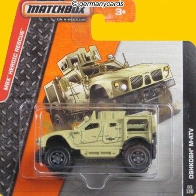 Spielzeugauto Matchbox 2014* Oshkosh M-ATV