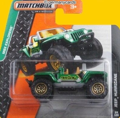 Spielzeugauto Matchbox 2014* Jeep Hurricane