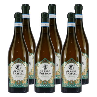 Rocca Grande Passolo Chardonnay DOC Weisswein -trocken- (6 x 0,75L)
