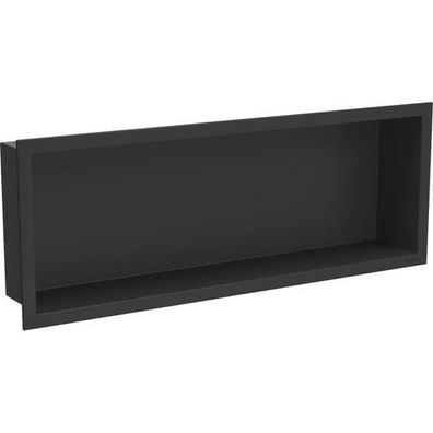 Mexen X-Wall-R Einbauregal mit Flansch 60 x 20 cm, Schwarz - 1970602010