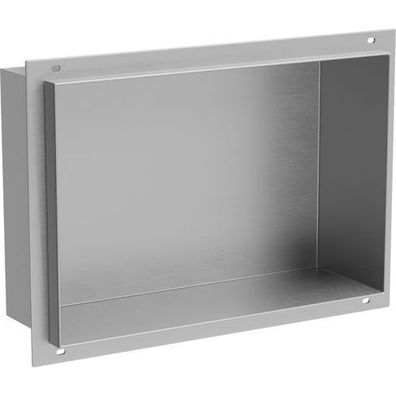 Mexen X-Wall-NR Einbauregal ohne Rahmen 30 x 20 cm, inox - 1911302010