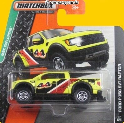 Spielzeugauto Matchbox 2014* Ford F-150 SVT Raptor