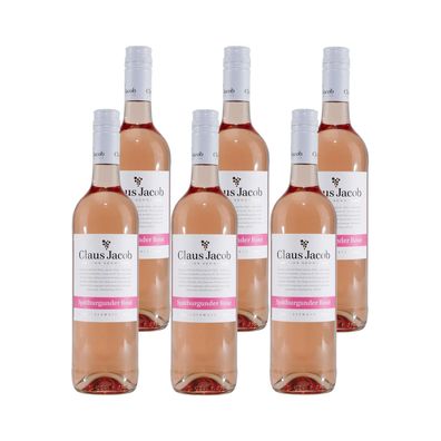 Claus Jacob Spätburgunder Rosé Qualitätswein (6 x 0,75L)