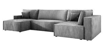 Ecksofa U-Form COBRA XL Cordstoff Wohnlandschaft Eckcouch Polsterecke Sofa U-Form