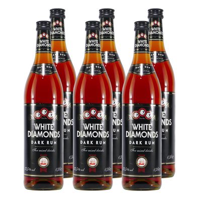 WHITE Diamonds DARK RUM (6 x 0,7L)