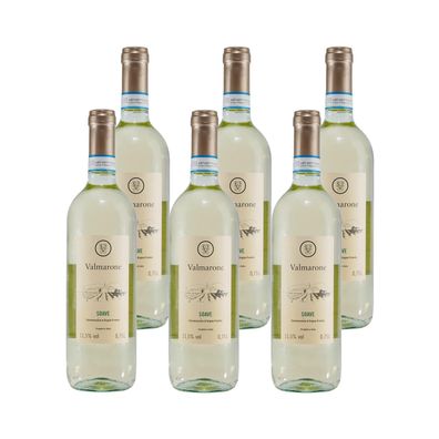 Valmarone Soave DOC Weißwein (6 x 0,75L)