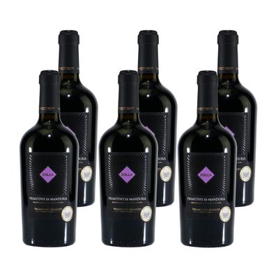 Zolla Primitivo di Manduria DOP - Rotwein (6 x 0,75)