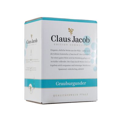 Claus Jacob Grauburgunder Qualitätswein 5L BIB