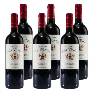 Château Mauvinon Saint-Émilion Grand Cru Bordeaux (6x0,75L)